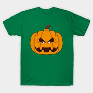 Scary Halloween Pumpkin T-Shirt